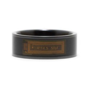 Black Ceramic NFC Smart Ring